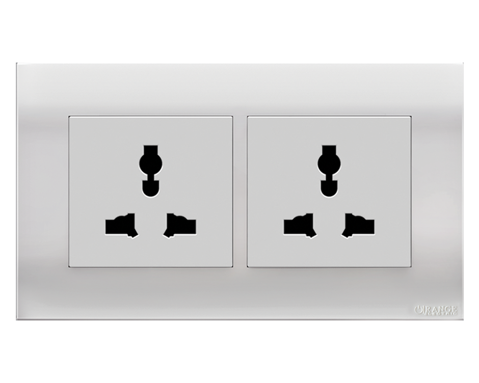 ORG MULTI TWIN SOCKET UNSWITCH - Pak Friends Enterprises
