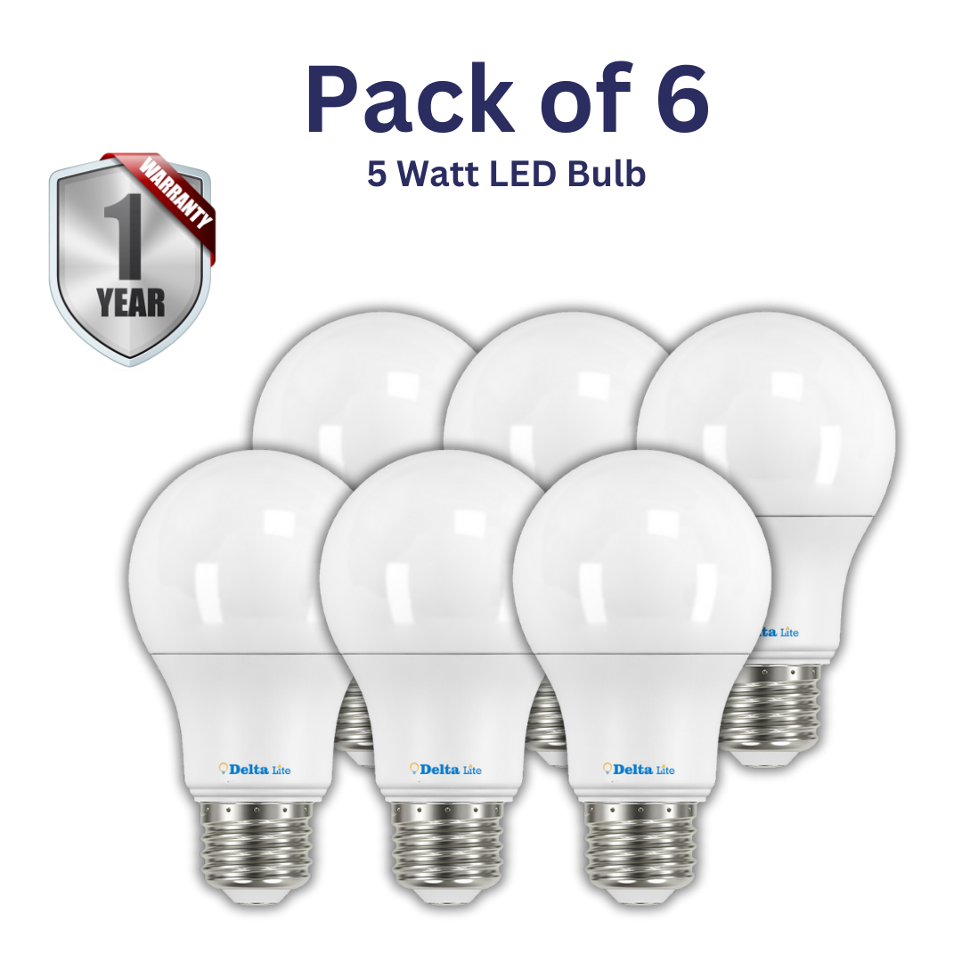 DELTALITE LED BULB - PACK OF 6 BULBS