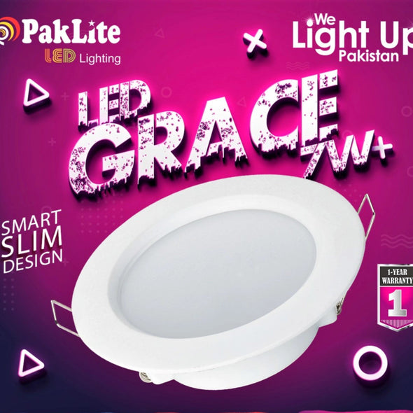 PACK OF 3 PAKLITE LED DL GRACE LIGHT 7W 3/4"