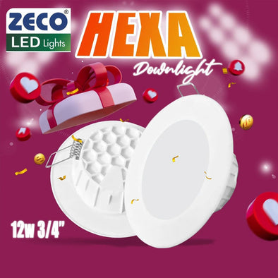 Led Hexa 12 Watt 3/4