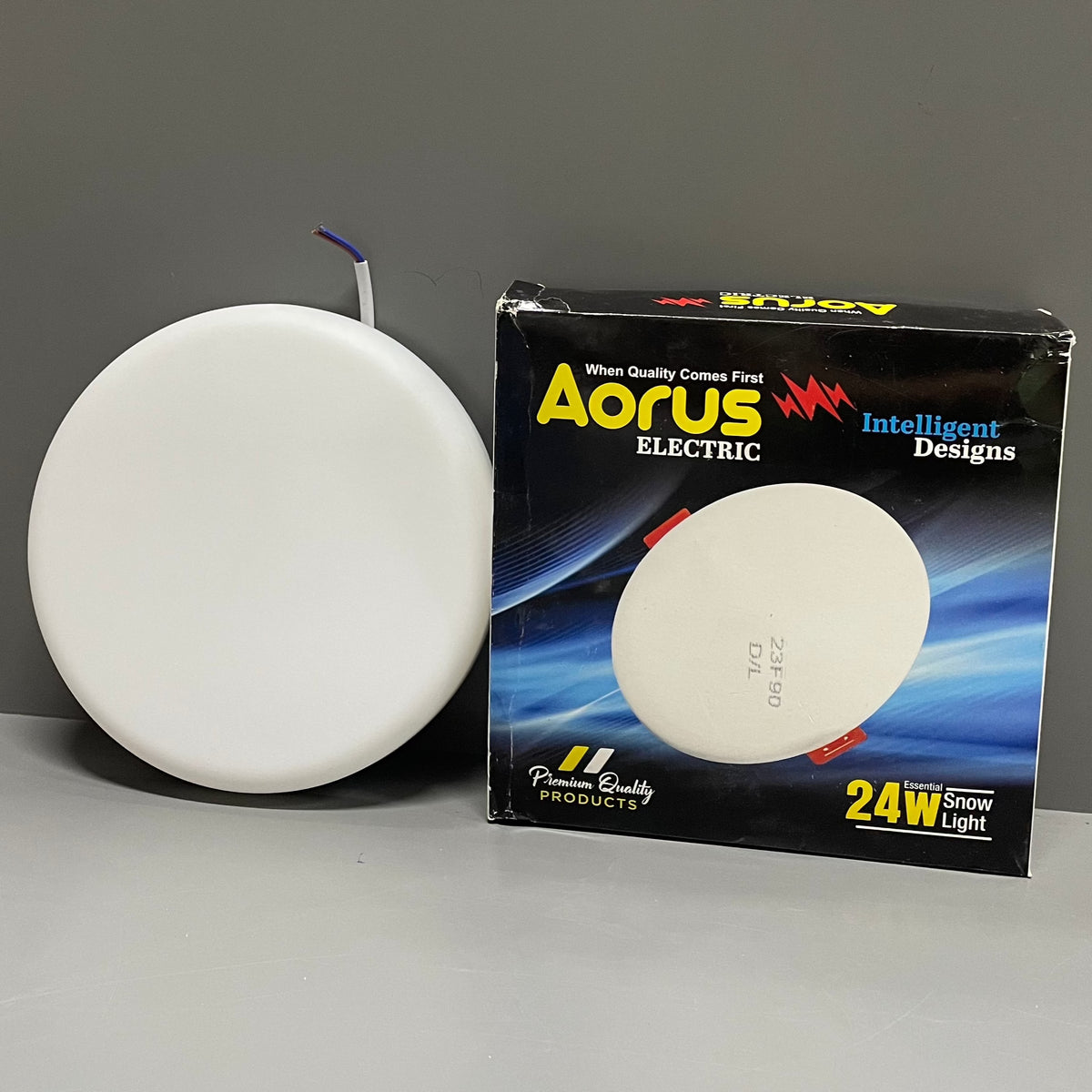 PACK OF 3 AORUS LED MOON LIGHT 24W ROUND