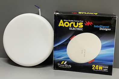 PACK OF 3 AORUS LED MOON LIGHT 24W ROUND