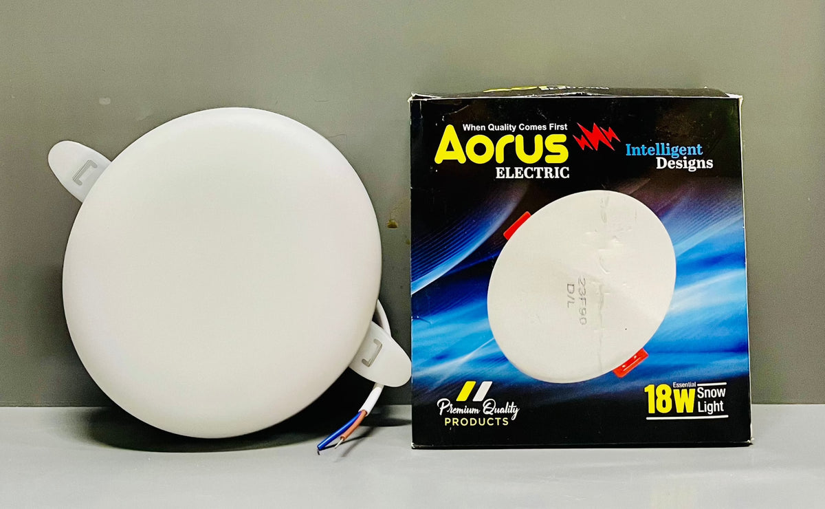 PACK OF 3 AORUS LED MOON LIGHT 18W ROUND