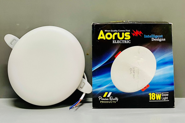 PACK OF 3 AORUS LED MOON LIGHT 18W ROUND