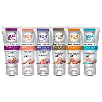 Go4Glow Professional Pedicure Set (6 Tubes/Products 200 gm)