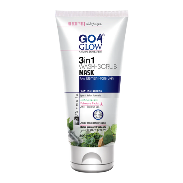 Go4Glow 3in1 (Wash + Scrub + Mask) (200gm)
