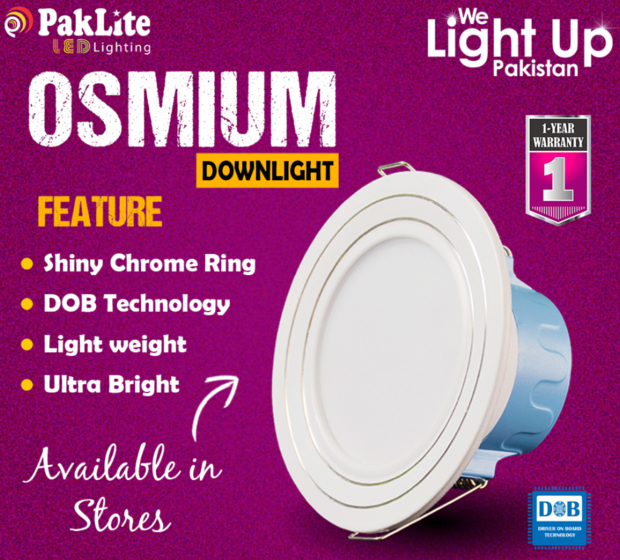 PACK OF 3 LED DL OSMIUM 7W 3/4"