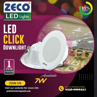 LED Click 7W 3/4"