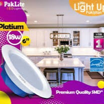 PAKLITE LED DL PLATINUM 18W 6"